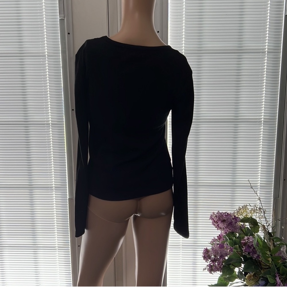 NWOT BCBGENERATION Ribbed Cutout Top - Picture 4 of 6